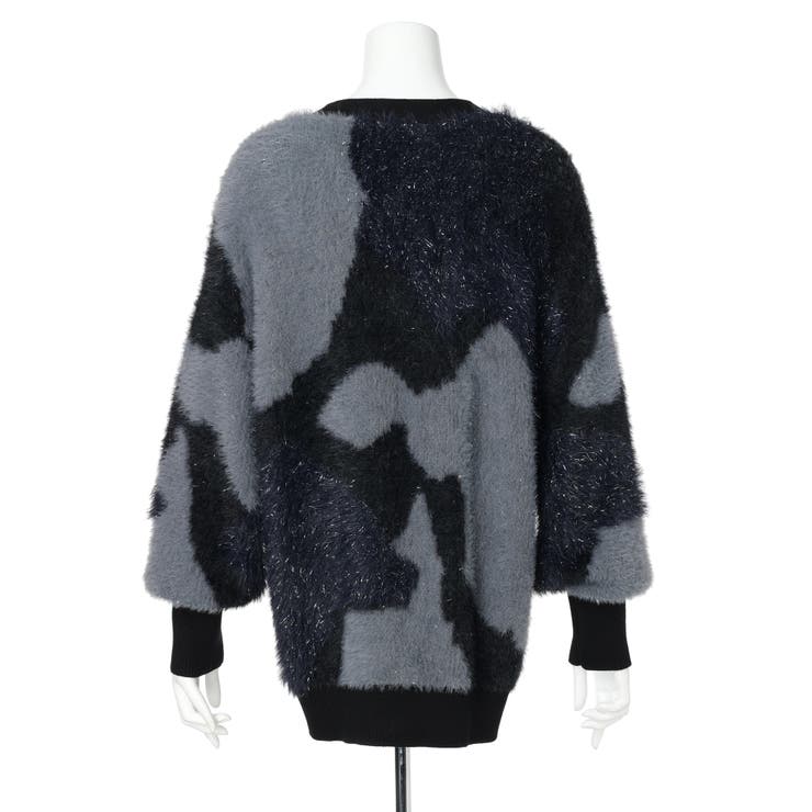 ラメフェザージャガードニットカーディガン | LADYMADE | 詳細画像31 