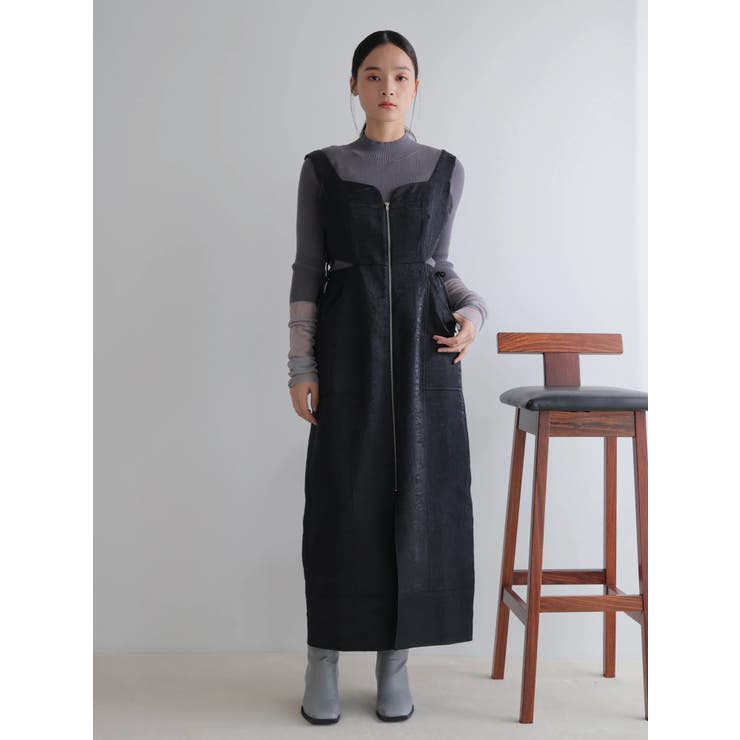 フロントジップサイドリボンジャンスカ | LADYMADE | 詳細画像6 