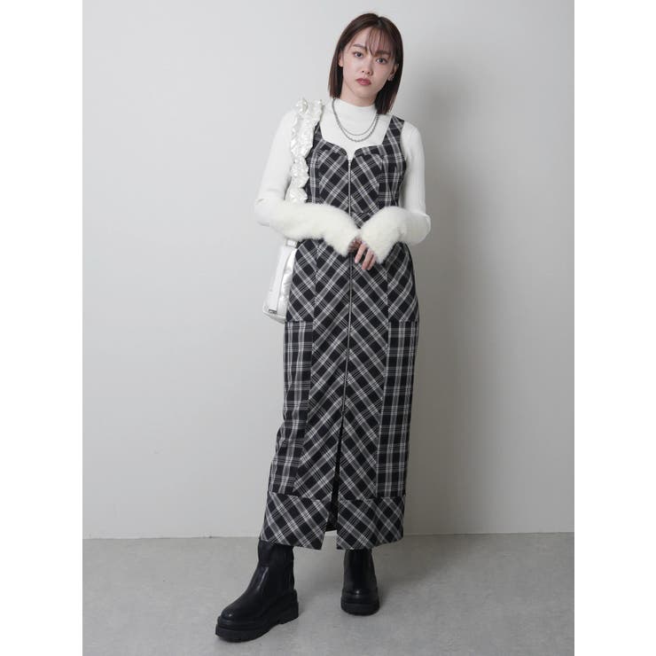 フロントジップサイドリボンジャンスカ | LADYMADE | 詳細画像13 