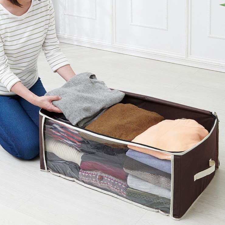 衣類収納ケース 炭入り消臭衣類収納ケース 衣類収納袋 | livingut | 詳細画像1 