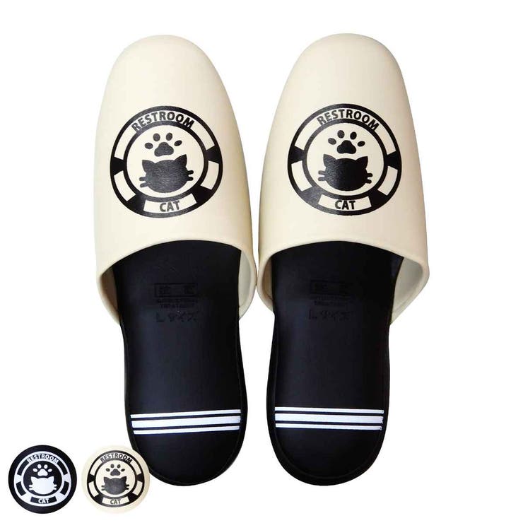 トイレスリッパ 拭けるスリッパ キャット | livingut | 詳細画像1 