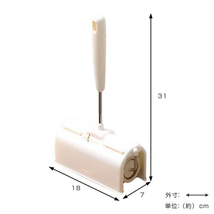 粘着クリーナー ハンディ ぱたぱた粘着ローラー | livingut | 詳細画像2 