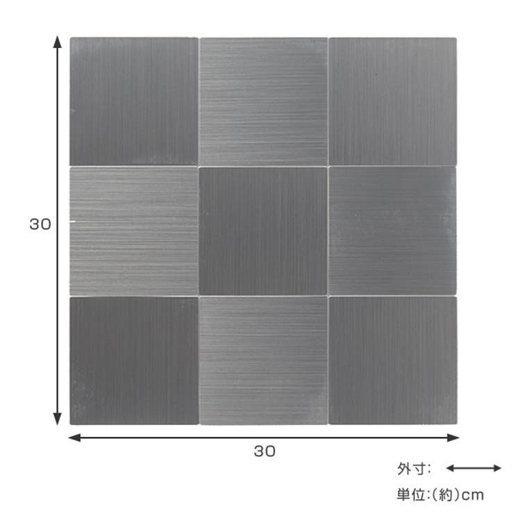 タイルシール タイルシート メタルタイルＬ | livingut | 詳細画像3 