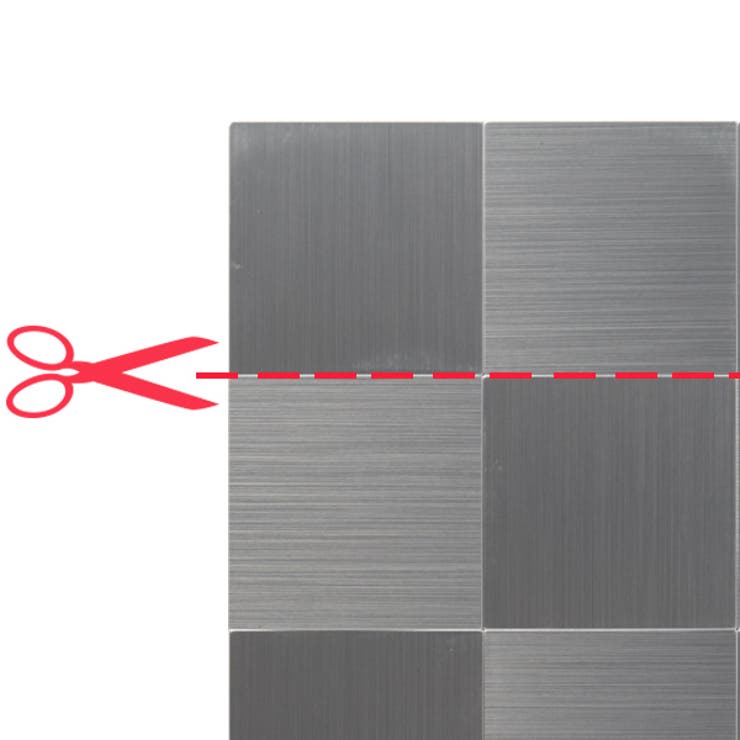 タイルシール タイルシート メタルタイルＬ | livingut | 詳細画像5 