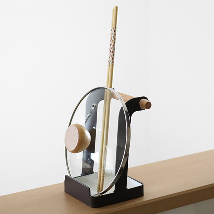 キッチンツールスタンド お玉&鍋フタスタンド Haganege＋ | livingut | 詳細画像4 