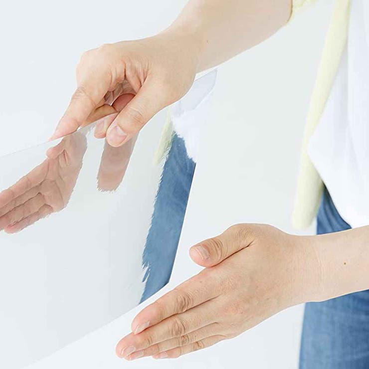 食器棚シート 高い位置の棚の中身 鏡を貼って見る | livingut | 詳細画像5 