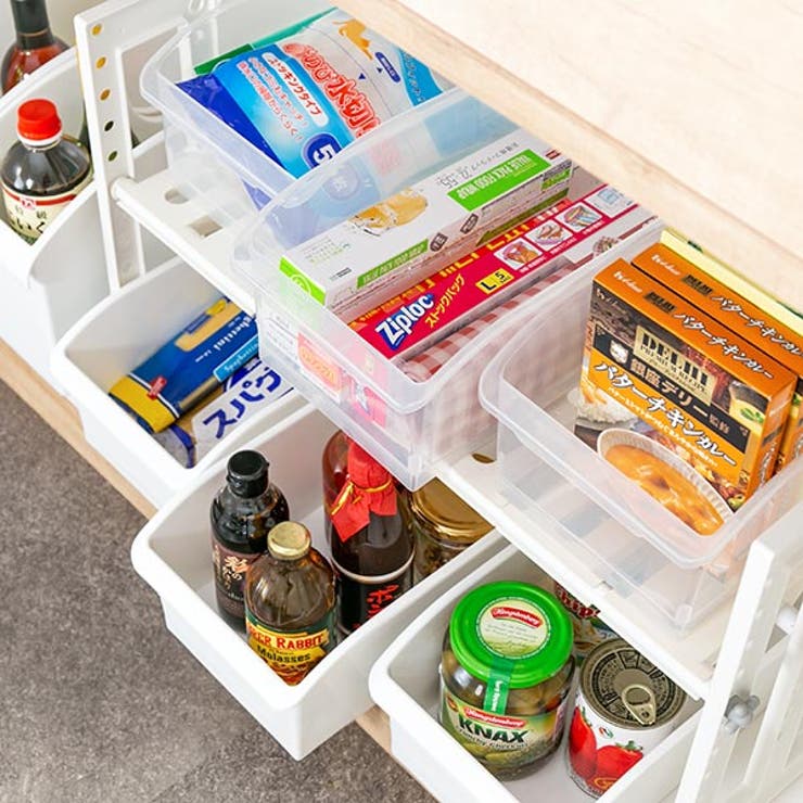 キッチン収納ケース ストックボックス コロ付き | livingut | 詳細画像15 