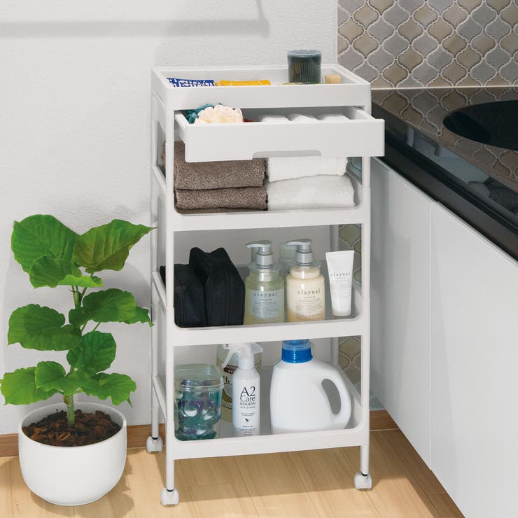 キッチンワゴン 4段 木天板 | livingut | 詳細画像15 