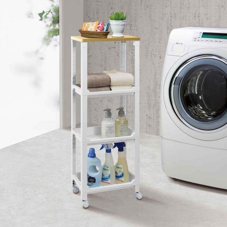 キッチンワゴン コネクトラックミニ ウッドトップタイプ | livingut | 詳細画像4 