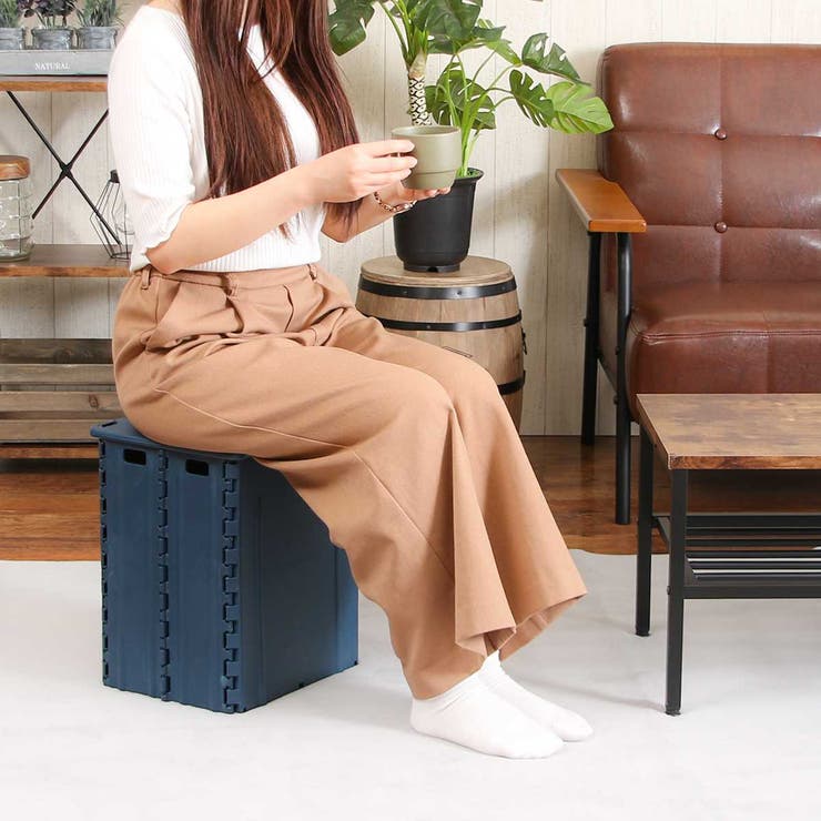 アウトドアチェア 折りたたみ フォールディングストレージスツール | livingut | 詳細画像16 