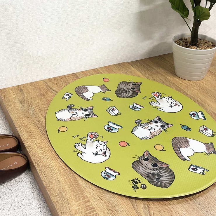 トイレマット 猫 やわらかプニプニアクセントマット | livingut | 詳細画像6 