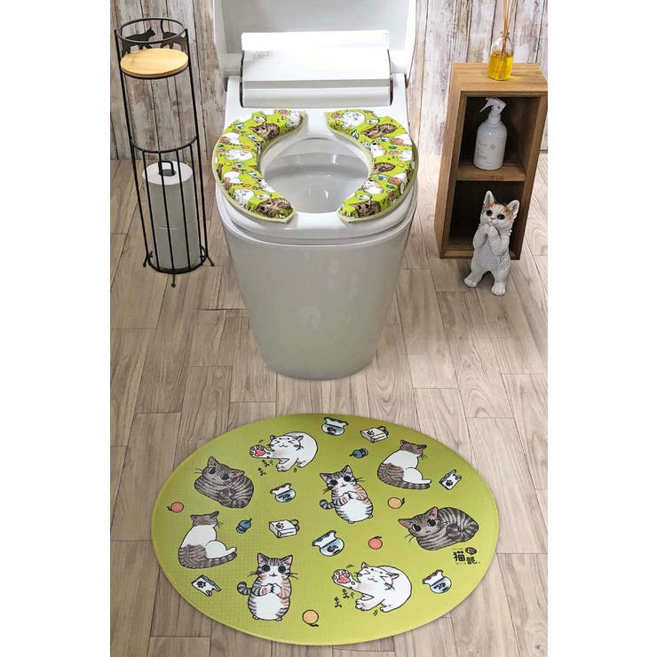 トイレマット 猫 やわらかプニプニアクセントマット | livingut | 詳細画像8 