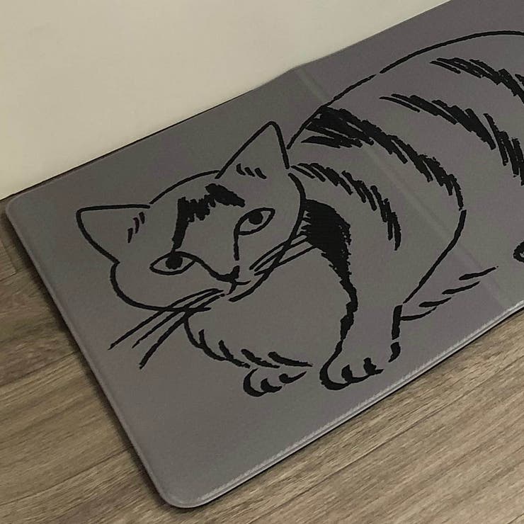キッチンマット やわらかプニプニ折りたためるフロアマット フェリシモ猫部 | livingut | 詳細画像17 