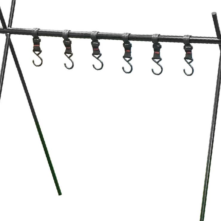 ハンギングラック フック6個付 コンパクトハンガーラック | livingut | 詳細画像5 