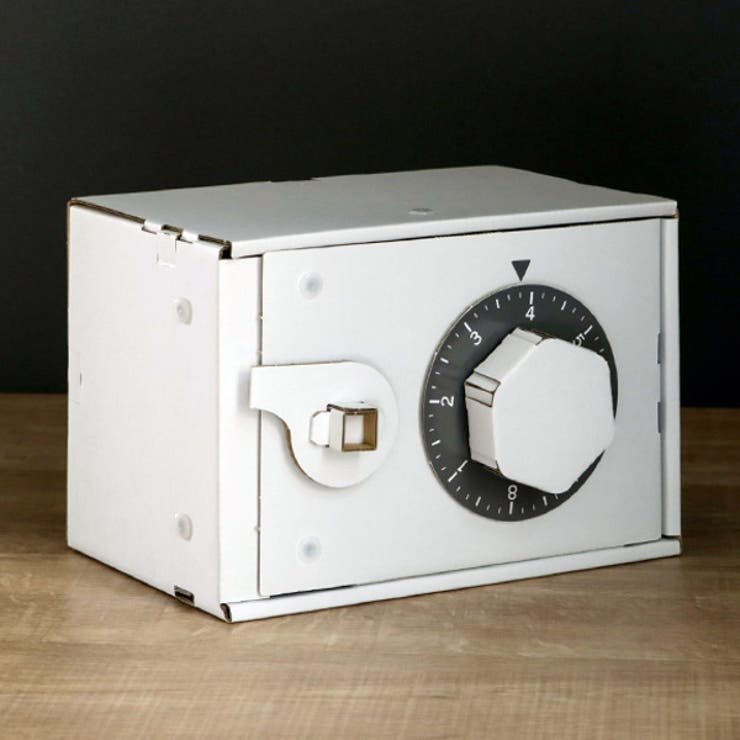 ダンボール おもちゃ ダイヤル式金庫 | livingut | 詳細画像1 