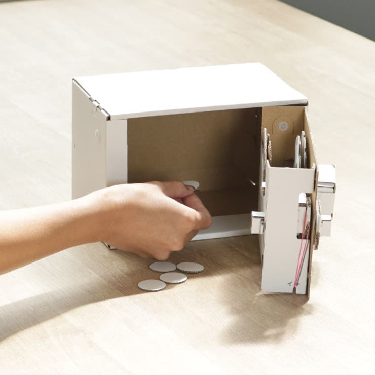ダンボール おもちゃ ダイヤル式金庫 | livingut | 詳細画像5 