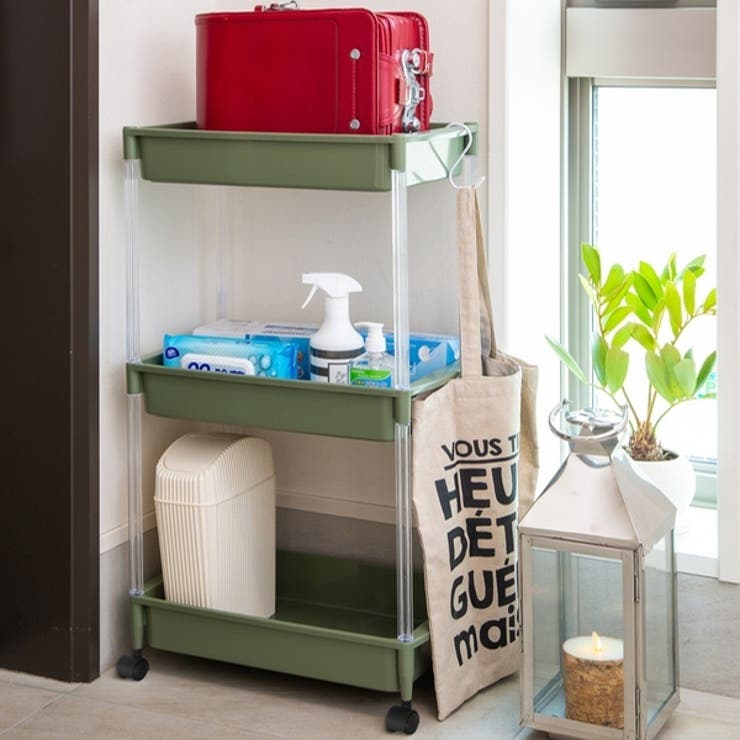 玄関収納 ワゴン 3段 | livingut | 詳細画像5 