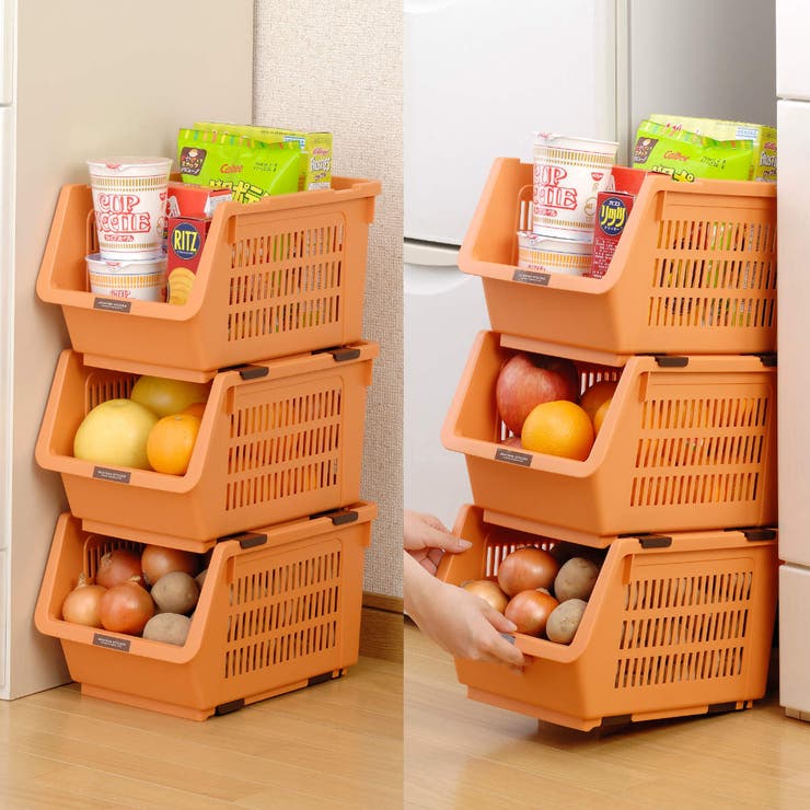 【在庫セール】野菜ストッカーYS22R赤 楽天市場】野菜ストッカーYS22R赤 : オレンジアイランド