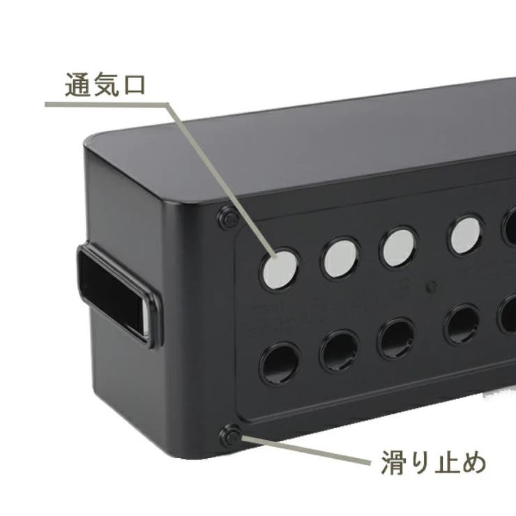 ケーブル収納 テーブルタップボックス L | livingut | 詳細画像8 