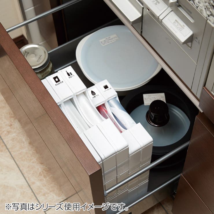 ゴミ袋ストッカー ゴミ袋＆保存袋用ホルダー M | livingut | 詳細画像7 