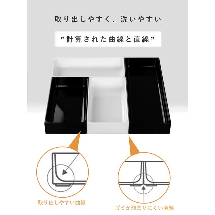 カトラリーケース キッチン収納トレー カトラリートレー | livingut | 詳細画像6 