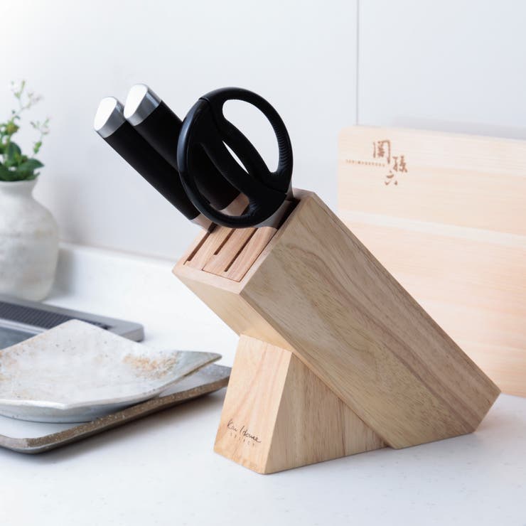 包丁スタンド 木製 ナイフブロック | livingut | 詳細画像2 