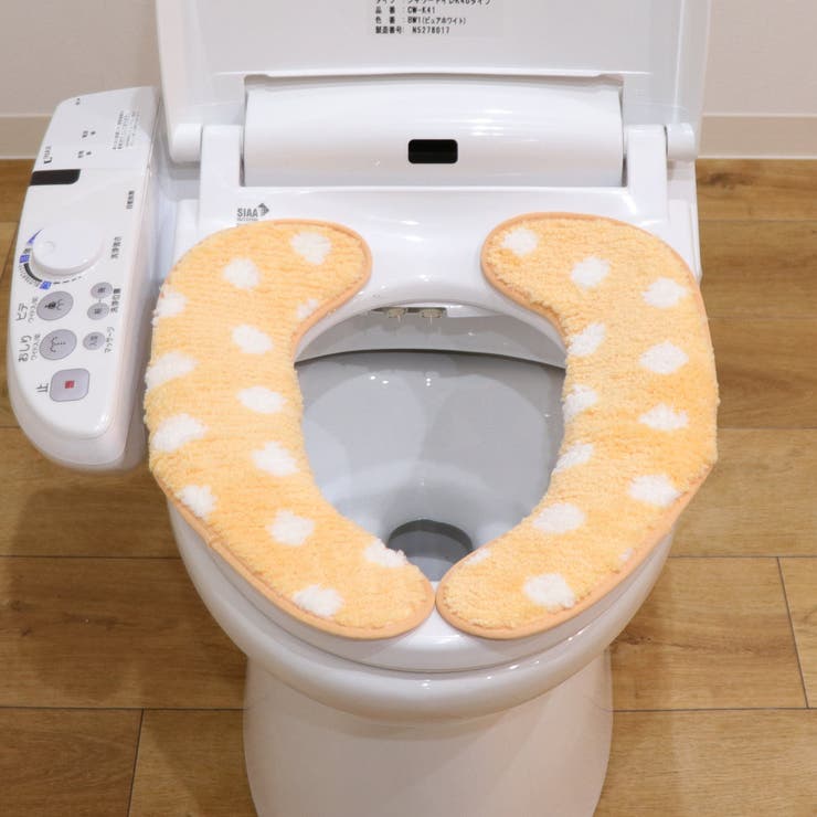便座カバー ふんわリッチ便座マット ドット | livingut | 詳細画像12 
