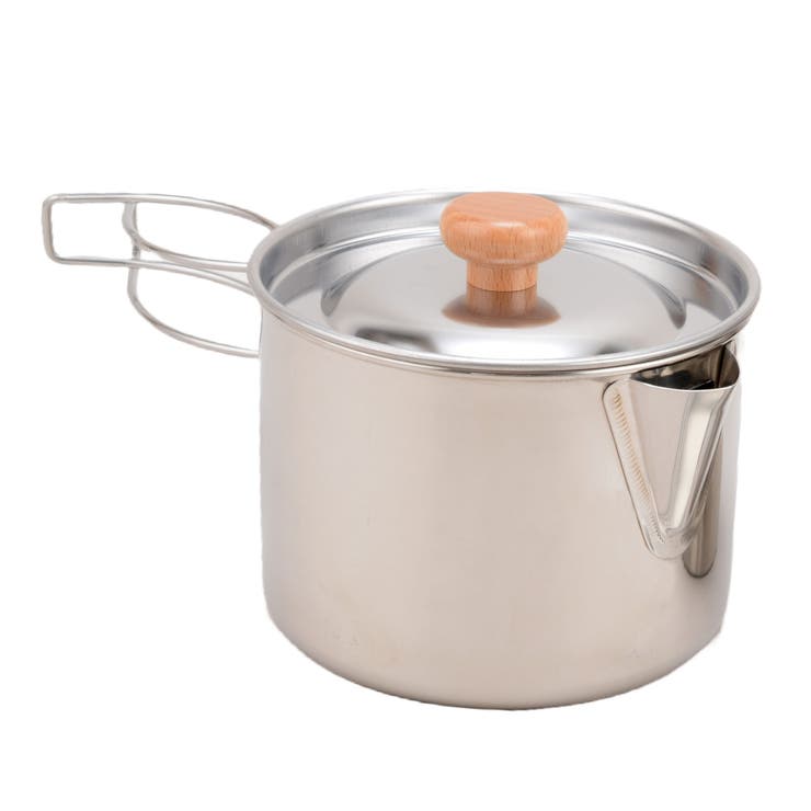 アウトドア調理器具 ケトルクッカー＆ドリッパーセット 収納袋付 | livingut | 詳細画像2 