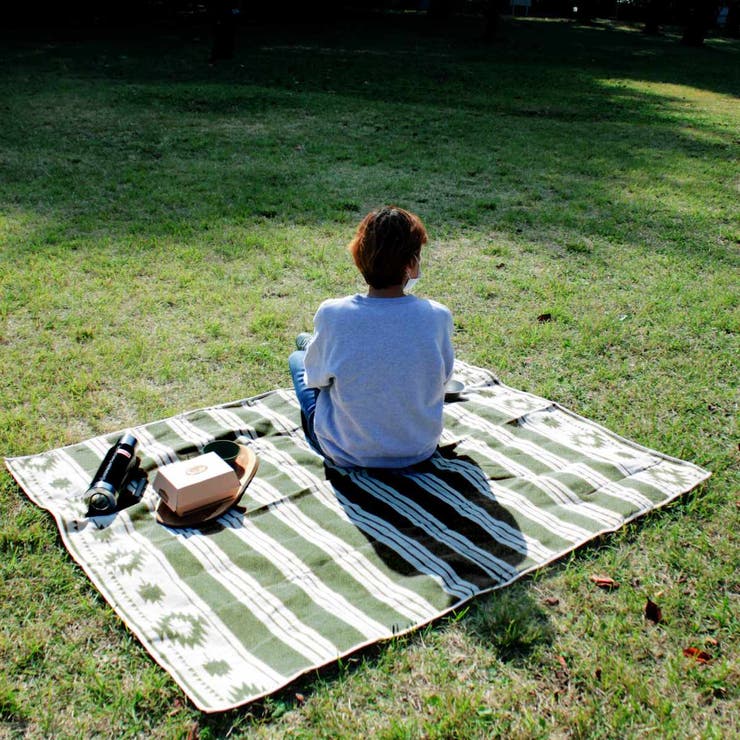 ピクニックシート ボーダー 136×180cm | livingut | 詳細画像5 