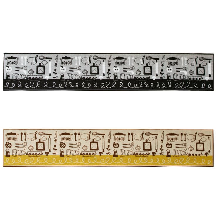 キッチンマット ナチュラル キッチンツールプリントキッチンマット | livingut | 詳細画像3 