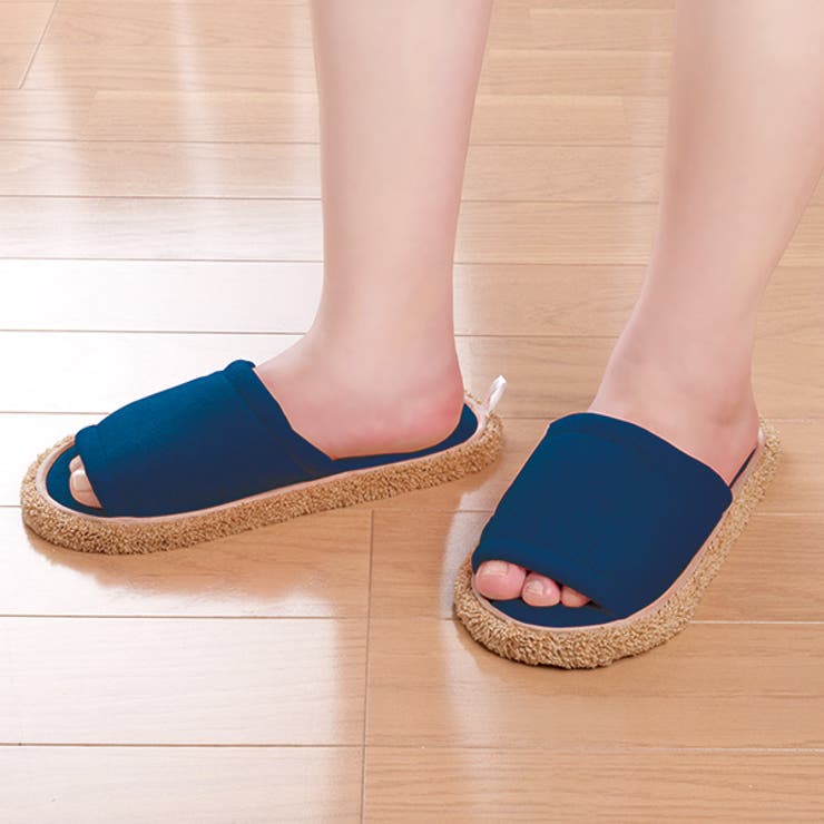 スリッパ モップ付き 激落ちくん | livingut | 詳細画像1 