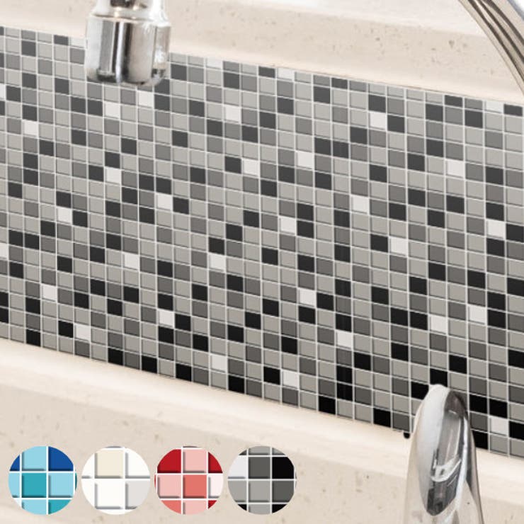 デコタイルシール モザイクタイル 25cm×100cm | livingut | 詳細画像1 