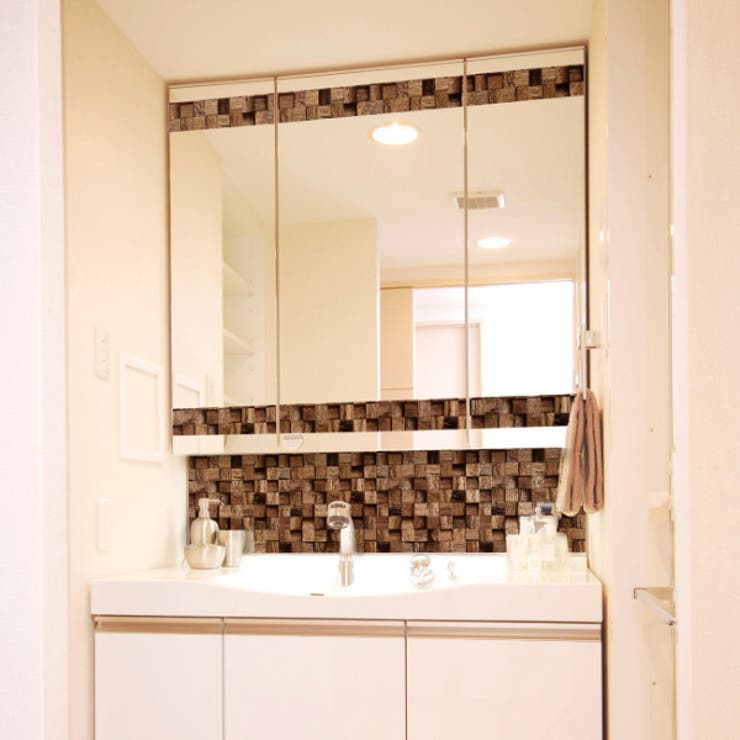 デコタイルシール ウッドブロック 25cm×100cm | livingut | 詳細画像8 