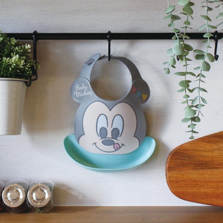 ビブ ベビーミッキーマウス はじめてのエプロン | livingut | 詳細画像2 