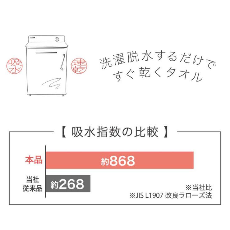 タオル スリム 34×100cm | livingut | 詳細画像3 