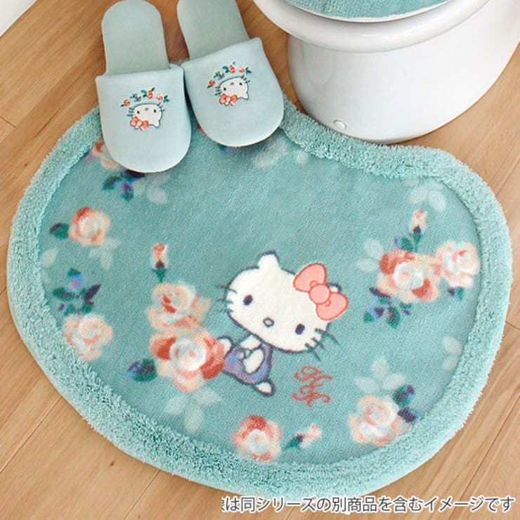 トイレマット 52×60cm ハローキティ[品番：KRFH0017469]｜livingut