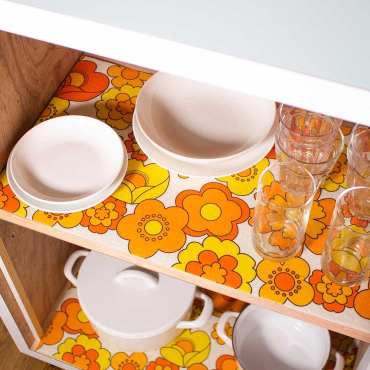 食器棚シート レトロ 花柄 | livingut | 詳細画像5 