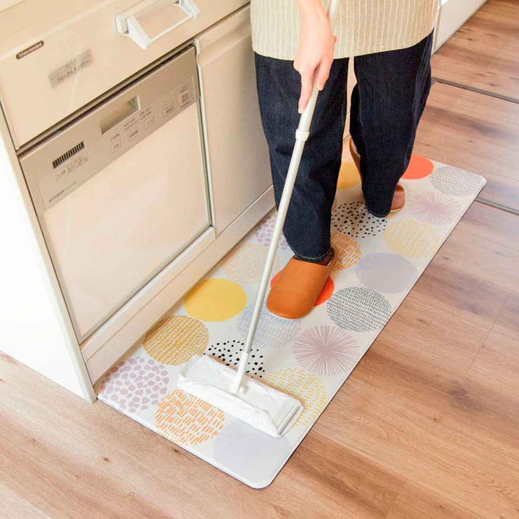 拭けるインテリアマット 45x120 ドット | livingut | 詳細画像15 