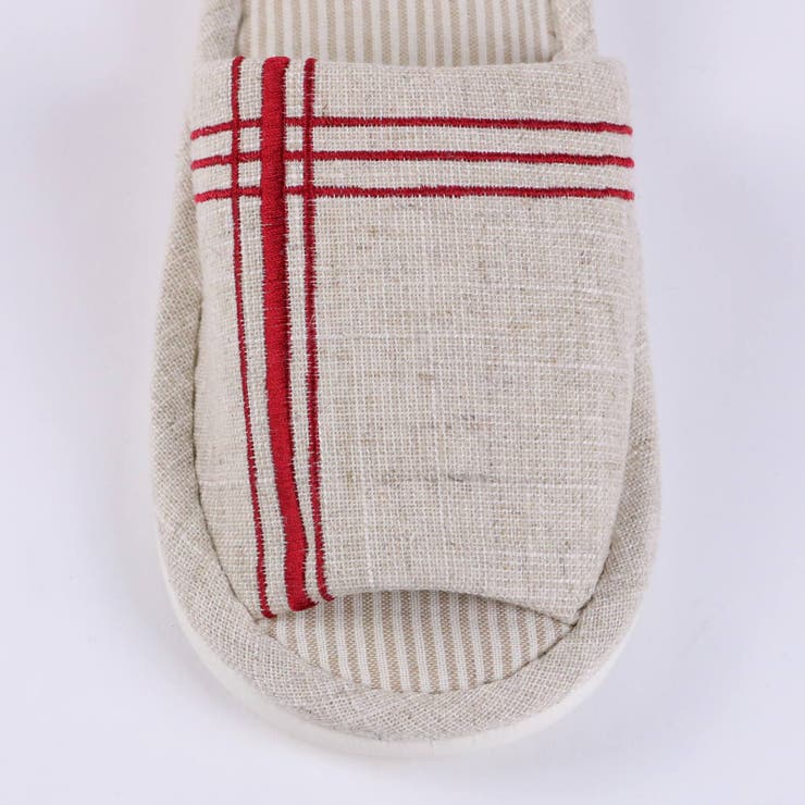 スリッパ ナチュラルクロス外縫い Mサイズ | livingut | 詳細画像4 