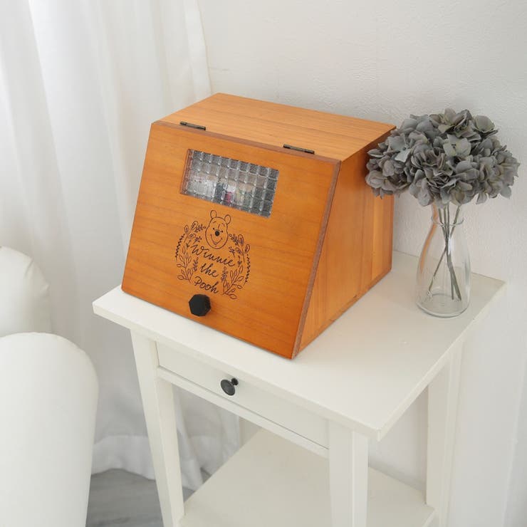 カウンター上収納 プーさんのショーケース小物収納庫 木製 | livingut | 詳細画像10 