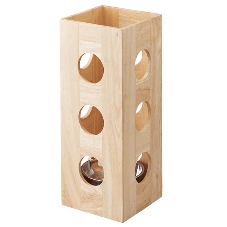 傘立て ナトゥア ラバーウッド 角 TypeA 傘たて かさ立て かさたて | livingut | 詳細画像1 