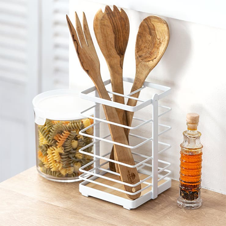 キッチンツールスタンド ワイヤー製 カフェ風 | livingut | 詳細画像1 