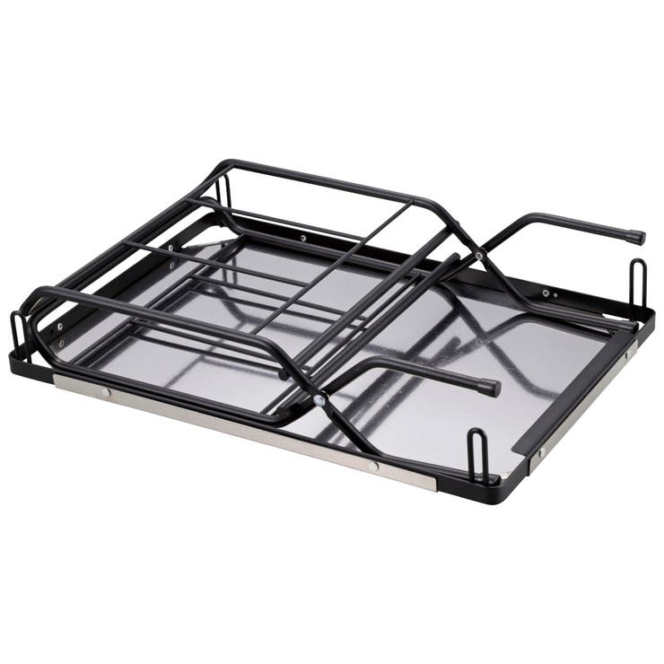 アウトドアテーブル 折りたたみ ステンレス薪ラックテーブル | livingut | 詳細画像2 