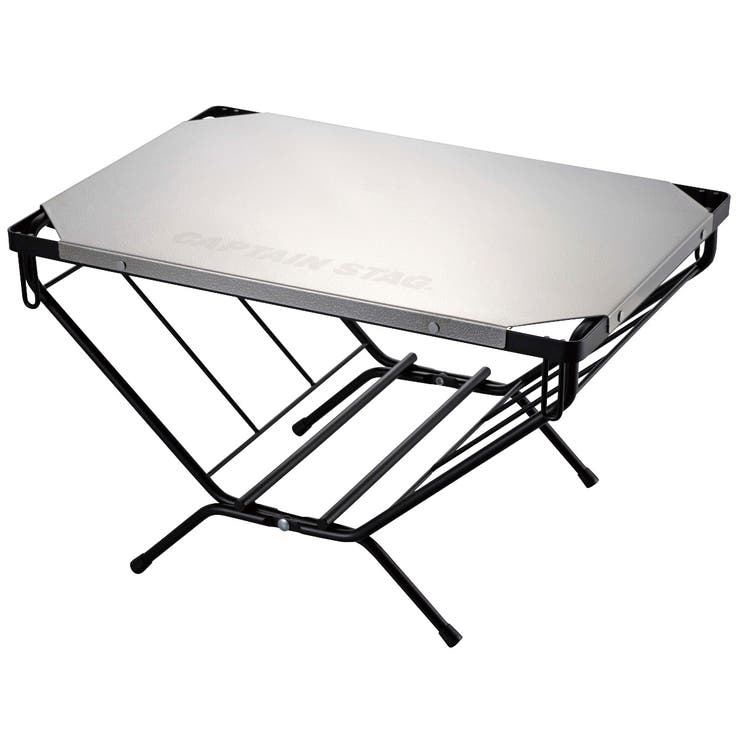 アウトドアテーブル 折りたたみ ステンレス薪ラックテーブル | livingut | 詳細画像6 