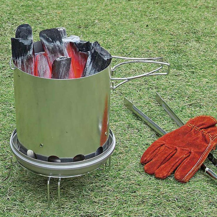 大型火消しつぼ 火起し器セット キャプテンスタッグ | livingut | 詳細画像2 