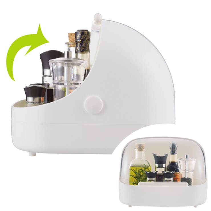 調味料ケース 卓上フード付きケース 大 | livingut | 詳細画像5 