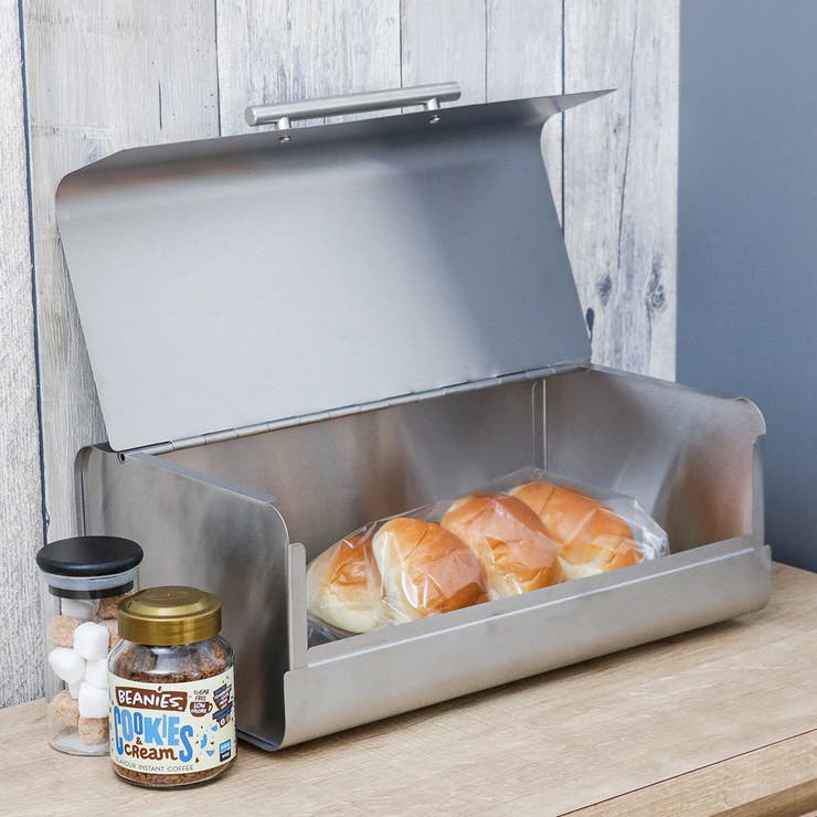 ブレッドケース スクエア シルバー | livingut | 詳細画像4 