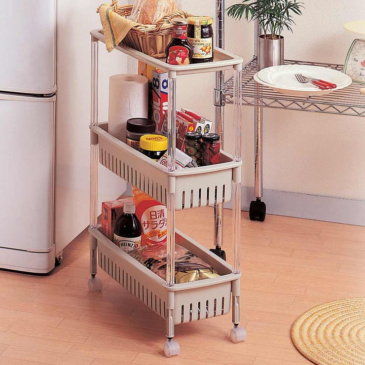 キッチンワゴン ルーチェワゴン 3段 | livingut | 詳細画像4 