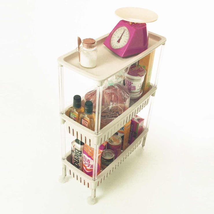 キッチンワゴン ルーチェワゴン 3段 | livingut | 詳細画像4 