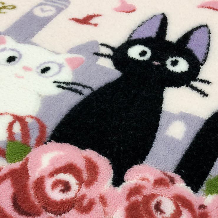 トイレマット 80×60cm 魔女の宅急便ジジとデート | livingut | 詳細画像5 